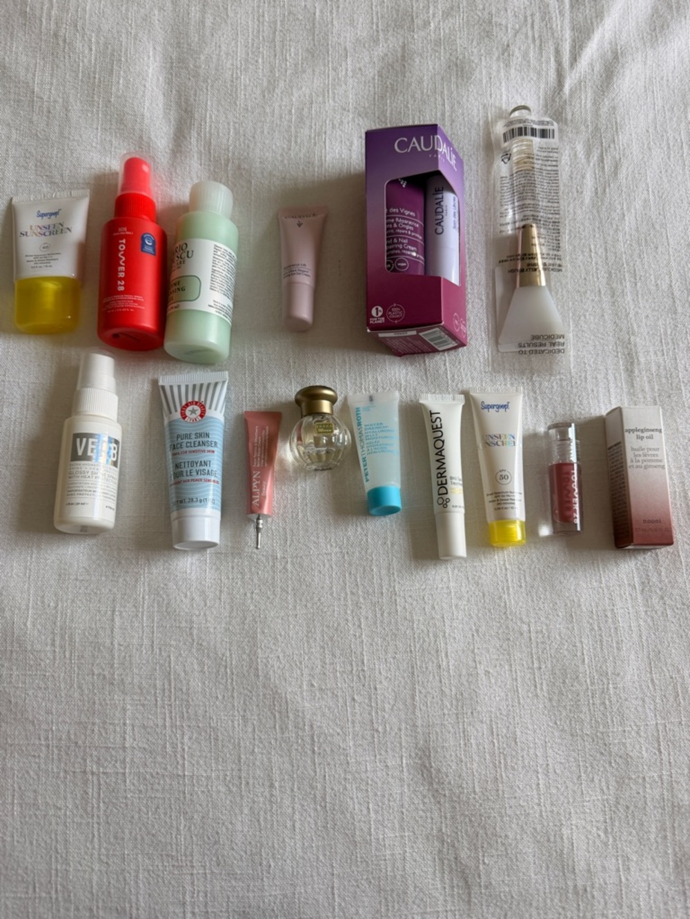 Assorted Skincare, Haircare, and Makeup Minis